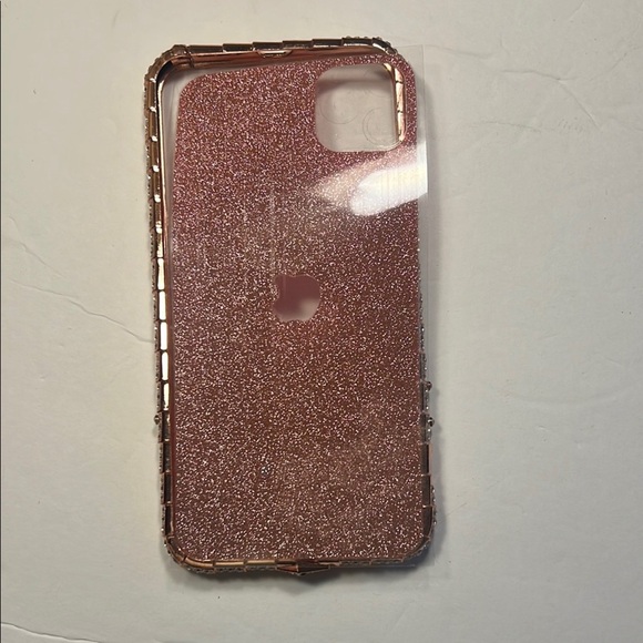 Glittery Rose Gold Phone Case - Picture 2 of 11
